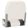 Sièges de bateau pliables lot de 2 à dossier haut 41x36x48 cm 508477508477
