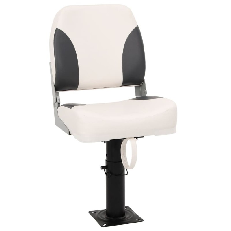 Siège de bateau pliable 1 ensemble avec dossier bas et sangle de fixation 508478508478