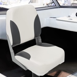 Siège de bateau pliable 1 ensemble avec dossier bas et sangle de fixation 508479508479