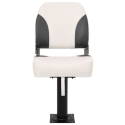 Siège de bateau pliable 1 ensemble avec dossier bas et sangle de fixation 508479508479