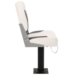 Siège de bateau pliable 1 ensemble avec dossier bas et sangle de fixation 508479508479