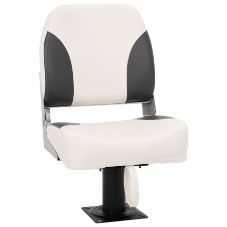 Siège de bateau pliable 1 ensemble avec dossier bas et sangle de fixation 508480508480