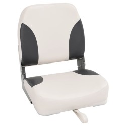 Siège de bateau pliable 1 ensemble avec dossier bas et sangle de fixation 508481508481