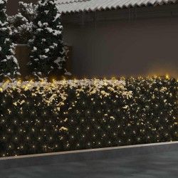 Filet lumineux blanc chaud de Noël 3x2 m 204 LED Int/extérieur 508485508485