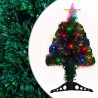 Arbre de Noël pré-éclairé avec support et LED 64 cm fibre optique 508486508486