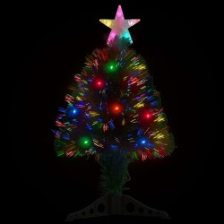 Arbre de Noël pré-éclairé avec support et LED 64 cm fibre optique 508486508486