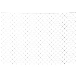 Filet lumineux blanc froid de Noël 3x2 m 204 LED Int/extérieur 508488508488