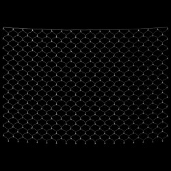 Filet lumineux blanc froid de Noël 3x2 m 204 LED Int/extérieur 508488508488