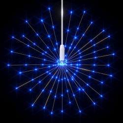 Feu d'artifice de Noël d'extérieur bleu clair 20 cm 140 LED 508494508494
