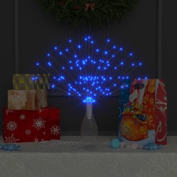 Feu d'artifice de Noël d'extérieur bleu clair 20 cm 140 LED 508494508494