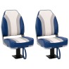 Ensemble de sièges de bateau pliables lot de 4 dossier haut 508496508496