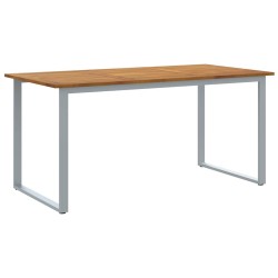 Ensemble de salle à manger pour jardin 5 pcs Gris 508547508547
