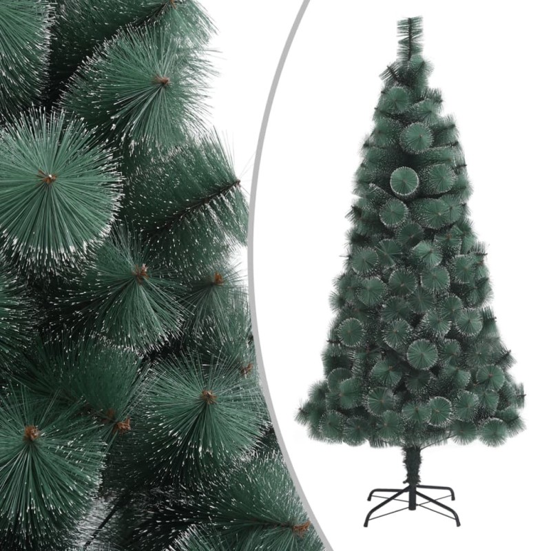 Sapin de Noël artificiel avec support Vert 210 cm PET 508583508583
