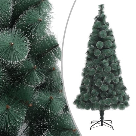 Sapin de Noël artificiel avec support Vert 210 cm PET 508583508583