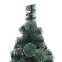 Sapin de Noël artificiel avec support Vert 210 cm PET 508583508583