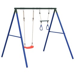 Ensemble de balançoire d'extérieur avec balançoire et trapèze 508598508598