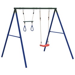 Ensemble de balançoire d'extérieur avec balançoire et trapèze 508598508598