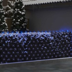Filet lumineux bleu de Noël 3x3 m 306 LED Intérieur/extérieur 508618508618