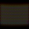 Filet lumineux coloré de Noël 3x3 m 306 LED Intérieur/extérieur 508622508622