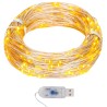 Guirlande lumineuse micro LED 40m 400LED blanc chaud 8fonctions 508625508625