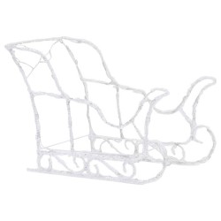 Décoration de Noël Rennes et traîneau 160 LED 130 cm Acrylique 508630508630