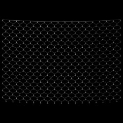 Filet lumineux blanc froid de Noël 3x3 m 306 LED Int/ext 508639508639