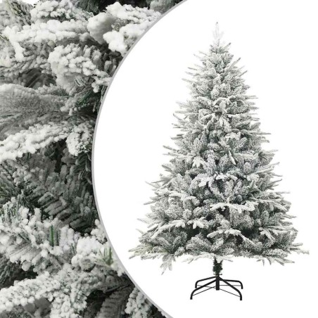 Sapin de Noël artificiel à flocons de neige Vert 180 cm PVC/PE 508652508652