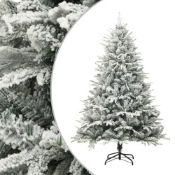 Sapin de Noël artificiel à flocons de neige Vert 210 cm PVC/PE 508653508653
