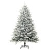 Sapin de Noël artificiel à flocons de neige Vert 210 cm PVC/PE 508653508653