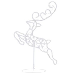 Renne/traîneaux Noël volant Acrylique 260x21x87cm Blanc chaud 508654508654