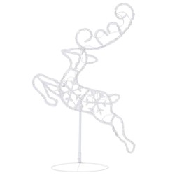 Renne/traîneaux Noël volant Acrylique 260x21x87 cm Blanc froid 508655508655