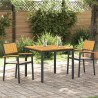 Ensemble de salle à manger pour jardin 3 pcs Noir 508656508656