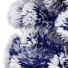 Arbre de Noël artificiel pré-éclairé blanc/bleu fibre optique 508660508660