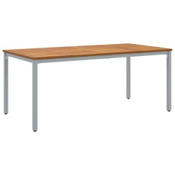Ensemble de salle à manger pour jardin 5 pcs Gris 508667508667