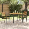 Ensemble de salle à manger pour jardin 3 pcs Noir 508669508669