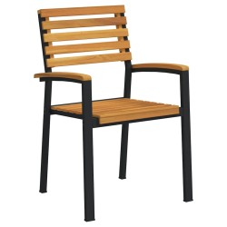 Ensemble de salle à manger pour jardin 3 pcs Noir 508669508669