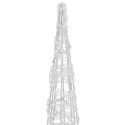 Cône lumineux décoratif pyramide à LED Acrylique Bleu 120 cm 508813508813