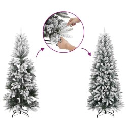 Sapin de Noël artificiel 150 LED et flocon de neige 120 cm 508819508819