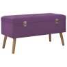 Banc avec compartiment de rangement 80 cm Violet Velours 508821508821