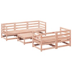 Salon de jardin 6 pcs bois massif sapin de douglas 508826508826