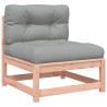 Salon de jardin 6 pcs et coussins bois massif sapin de douglas 508883508883