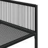 Ensemble à manger de jardin 7 pcs Noir Résine tressée 509147509147