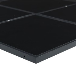 Ensemble à manger de jardin 7 pcs Noir Résine tressée 509147509147