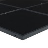 Ensemble à manger de jardin 7 pcs Noir Résine tressée 509147509147