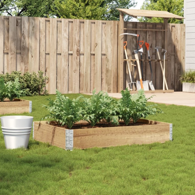 Jardinière 100x50 cm bois de pin massif 509151509151