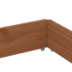 Colliers de palette 3 pcs marron 150x100 cm bois de pin solide 509154509154
