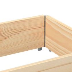 Colliers de palette 3 pcs 150x50 cm bois de pin solide 509159509159