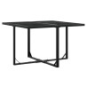Ensemble à manger de jardin 5 pcs Noir Résine tressée 509161509161