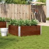 Jardinière marron 100x100 cm bois massif de pin 509162509162