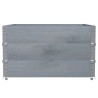 Colliers de palette 3 pcs gris 100x100 cm bois de pin solide 509165509165
